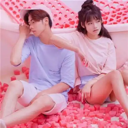 韩系情侣头像唯美浪漫幸福超有爱的
