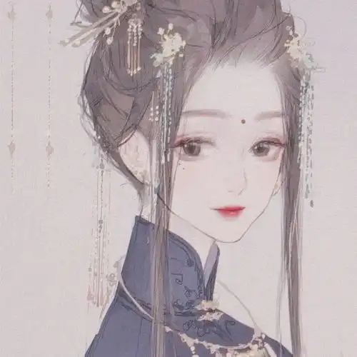 古风系女生头像背景图,好仙哦
