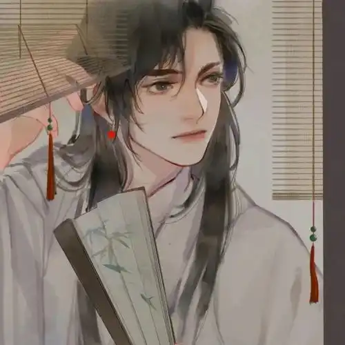 古风男生头像云深夜阑拥月色,少年携酒晚归程
