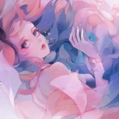 唯美风动漫女生头像
